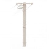 Spinder Design Smeđe-siva željezna zidna vješalica 65 cm Senza – Cijene
