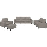 vidaXL 4-dijelni set sofa smeđesivi od tkanine Cijene