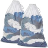 Dardanar Mreža za pranje perila v pralnem stroju - vreča za perilo za spodnje perilo, nogavice, hlačne nogavice, nogavice in otroška oblačila (velikost: 60 x 90 cm za 5 kg), 2 paketa, (21205359) Cene