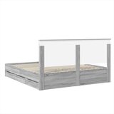  Okvir za krevet Siva Sonoma 180 x 200 cm Inženjersko Drvo - Sivi hrast sonoma 180 x 200 cm | shoptok.hr