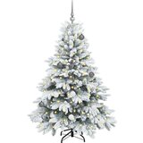 vidaXL Umestno božično drevo med 150 LED Zelena 150 cm PE in PVC | Shoptok.si