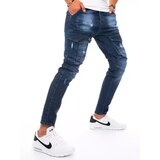 DStreet Spodnie męskie jeansowe typu bojówki ciemnoniebieskie | Shoptok.si
