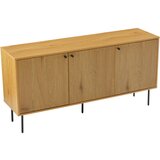 CARRYHOME KOMODA, črna, barve hrasta | Shoptok.si