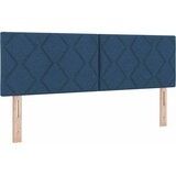  Krevet s opruga kutije s uzglavljem Plava 160 x 200 cm tkanina | shoptok.hr