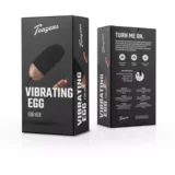 Teazers Ribbed Vibrating Egg With Remote Control