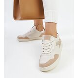 Gemre Beige Glitter Juwan Sneakers | Shoptok.si