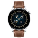 Huawei Watch 3 pametna ura, Stainless Steel, z rjavim usnjenim paščkom (46mm) | Shoptok.si