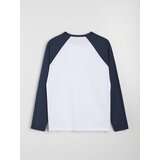Sinsay Pamučna majica s dugim raglan rukavima | shoptok.hr