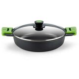 Duboka tava s poklopcem BRA PRIOR Crna Aluminij 2 3 L Ø 24 cm (1 kom.) | shoptok.hr