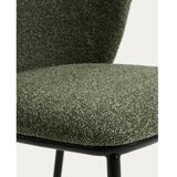 Kave Home Temno zelen oblazinjen barski stol (višina sedeža 65 cm) Ciselia – | Shoptok.si
