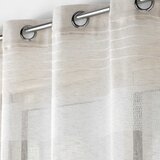 Douceur d intérieur Bež prosojna zavesa 140x280 cm Janice – | Shoptok.si
