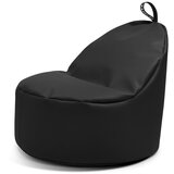 So Soft? Crna vreća za sjedenje od imitacije kože Round XL – Cijene