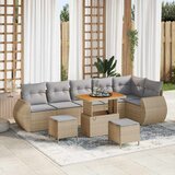  Sjedeća garnitura za vrt 9 kom. poliratan 100 x 100 x 71 cm | shoptok.hr