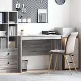 vidaXL Pisalna miza Siva sonoma MDF, Furnir 100 x 50 x 76 cm Vzdržljiva | Shoptok.si