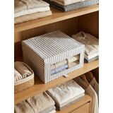 Sinsay Sklopiva kutija za pohranu s prugama i prozorčićem | shoptok.hr