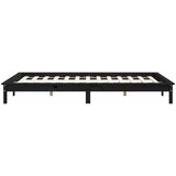  Okvir za krevet crni 120 x 200 cm od masivne borovine | Eponuda.com
