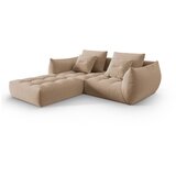 Micadoni Bež kotna sedežna garnitura iz tkanine bouclé (s kotom po izbiri) Bloom – Home | Shoptok.si