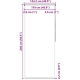  Roleta za tuš 120 x 240 cm s uzorkom mjehurića | shoptok.hr