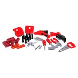  Dječji set alata s postoljem i 46 elemenata - -crno/crveni | shoptok.hr