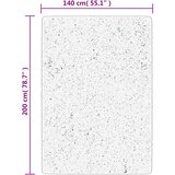  Tepih OVIEDO kratkih vlakana sivi 140x200 cm | shoptok.hr
