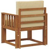 Set vanjskih sofa Čvrsto drvo akacije i poliester | shoptok.hr
