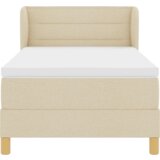  Box Spring postelja z blazino krem 100x200 cm tkanina, (22051351) | Shoptok.si