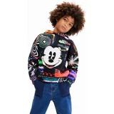 Desigual Otroški bombažen pulover x Disney s kapuco