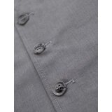 Ombre Men's suit vest without lapels - gray | Shoptok.si