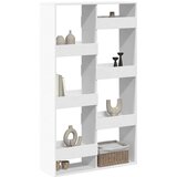 vidaXL Pregrada za prostor bela 100x33x175 cm inženirski les | Shoptok.si