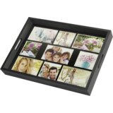 Zep photo tray black 43x35 wood photo tray 9 photos W002 | shoptok.hr