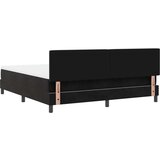 Box Postelja s pomičnim dnom in ležiščem Črna Super King Velvet, (22052199) | Shoptok.si
