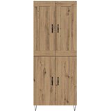  Highboard Umjetnički hrast 69,5 x 34 x 180 cm Konstruirano drvo | shoptok.hr