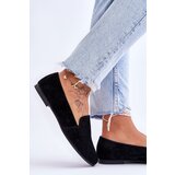 S. BARSKI Suede Comfortable Loafers Black Giovana | shoptok.hr