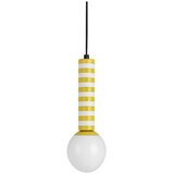 Leitmotiv Rumena kovinska viseča svetilka ø 12 cm Rayado Retro – Cene