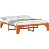  Krevet s daskama s pohranom Smeđa 180 x 200 cm Masivna borovina | shoptok.hr