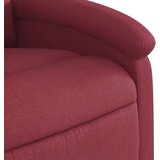 Naslonjač od tkanine crvena boja vina | shoptok.hr