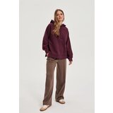 Marisse WOMEN'S SWEATSHIRT Z-BL-4820 BURGUNDY | Shoptok.si