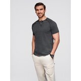 Ombre Men's t-shirt with henley neckline Cijene