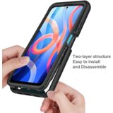 Techsuit Defense360 Pro + Zaščita zaslona - Xiaomi Poco M4 Pro 5G - črna | Shoptok.si
