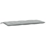  Jastuk za vrtnu klupu prošarano svjetlosivi 120x50x7 cm tkanina | shoptok.hr