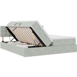  Krevet s od storage s madracem Svijetlo siva 90 x 200 cm - Svjetlosiva 180 x 200 cm Gumbi | shoptok.hr