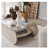 Hanah home sto za dnevnu sobu brise travertine transparent | ePonuda.com