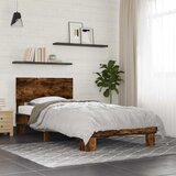  Okvir za krevet boja hrasta 90x200 cm konstruirano drvo i metal | shoptok.hr
