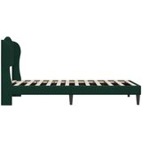  Krevetna konstrukcija Tamnozelena 90 x 200 cm Baršun | shoptok.hr