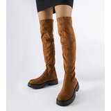 Gemre Long brown boots massive sole Kossuth | shoptok.hr