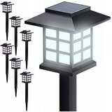 Malatec 6x solarna talna LED hladno bela vrtna svetilka 37cm, (5000151683) | Shoptok.si