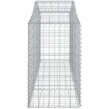  Gabionska košara s lukom 200x50x80/100 cm pocinčano željezo | shoptok.hr