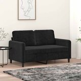  Dvosjed crni 120 cm baršunasti | Eponuda.com