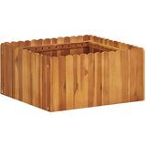 vidaXL Vrtna posuda za sadnju od masivnog bagremovog drva 50x50x25 cm | shoptok.hr