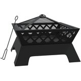 Posuda za vatru sa žaračem 50 cm XXL čelična | shoptok.hr